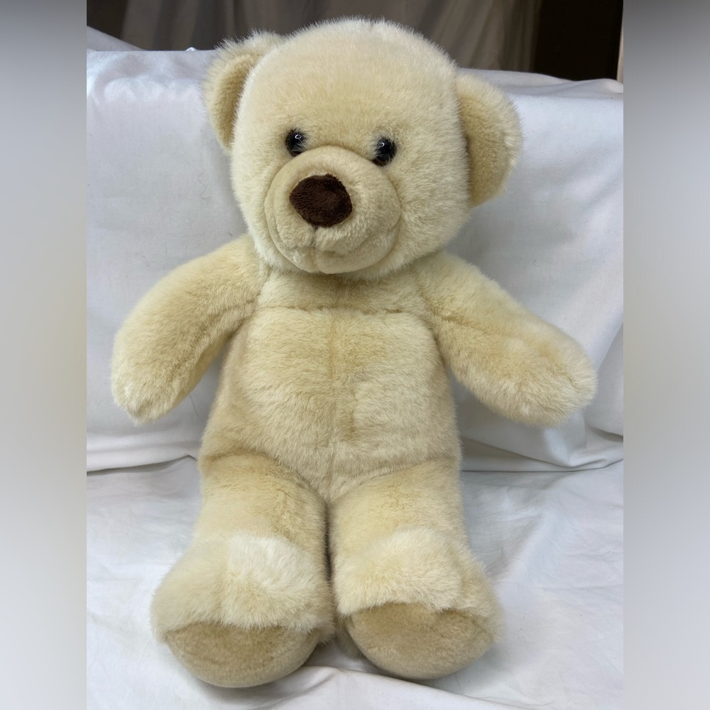 Build-A-Bear Cream Plush Teddy Bear 15"